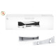 Горизонтальная подставка для PlayStation 5 Slim / PlayStation 5 Pro (PS5 Slim, PS5 Pro) (Белый)