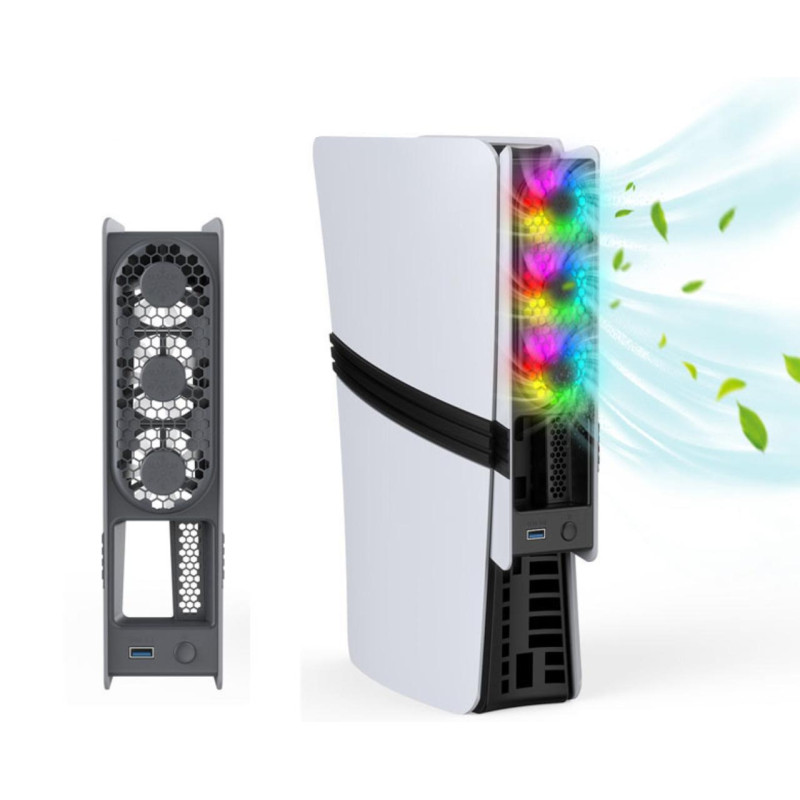 Кулер для консолі PlayStation 5 Slim/Pro з автоматичним режимом охолодження JYS JYS-P5228 (Білий)