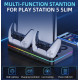Мультифункціональна RGB док-станція IINE для PlayStation 5 Slim із зарядкою для 2-х геймпадів Dualsense
