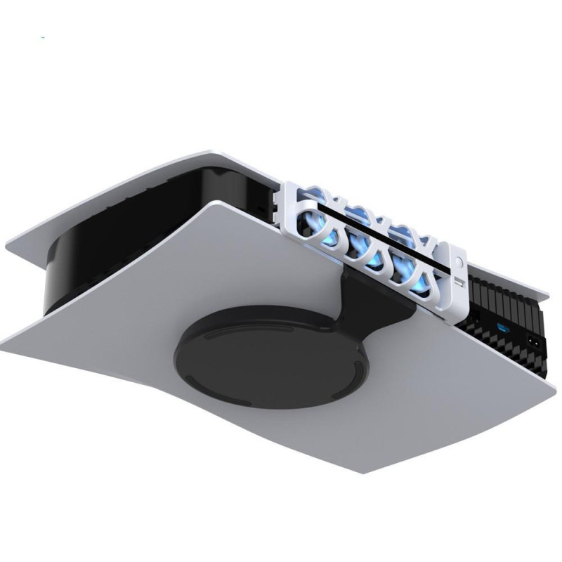 Вентилятор для консоли PlayStation 5 с подсветкой Dobe TP5-1523E (Белый)