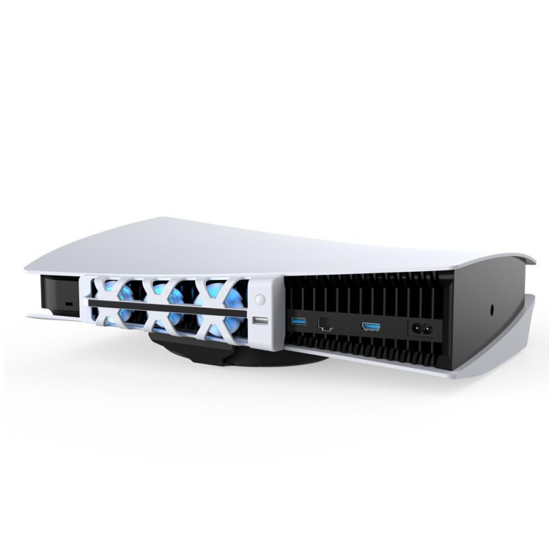 Вентилятор для консоли PlayStation 5 с подсветкой Dobe TP5-1523E (Белый)