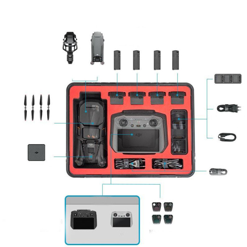 Герметичный кейс для квадрокоптера DJI Mavic 3 Pro 41,8х34,5х18,6см STARTRC
