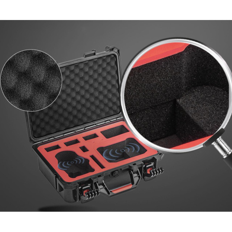 Ударопрочный кейс для DJI Mini 4 Pro, Mini 3 Pro, Mini 3 с ремешком на плечо STARTRC 1129687 (Красный)