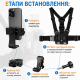 Крепление на грудь для телефона поворотное со страховкой AC Prof KIT-27