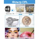 Макро объектив для телефона с CPL фильтром 100 мм F1.8 10x Apexel APL-HB100CPL