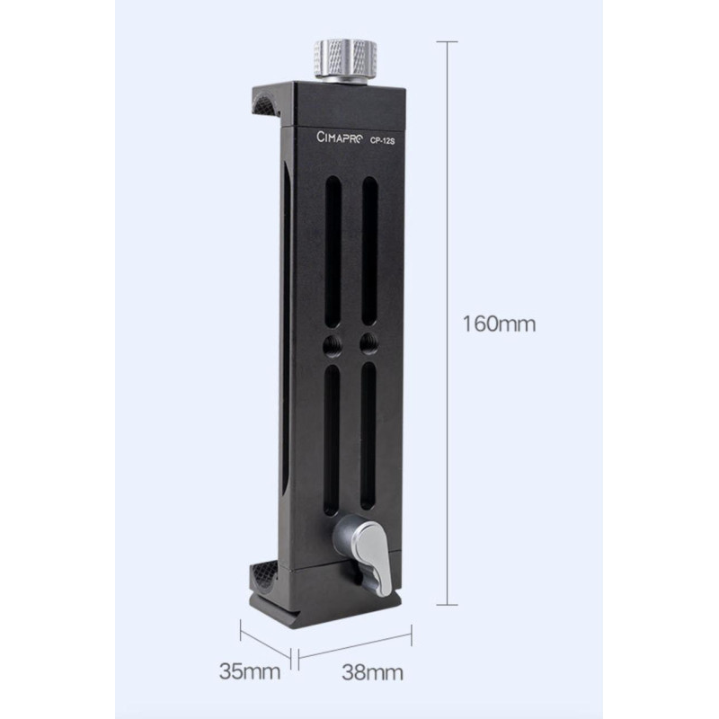 Крепление для планшета и смартфона на штатив с резьбой 1/4 Cimapro CP-12S 13.8-33.5 см
