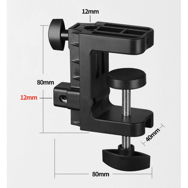Стойка настольная со штативной головкой и струбциной для осветителя, камеры M3S10 (31-54 см)
