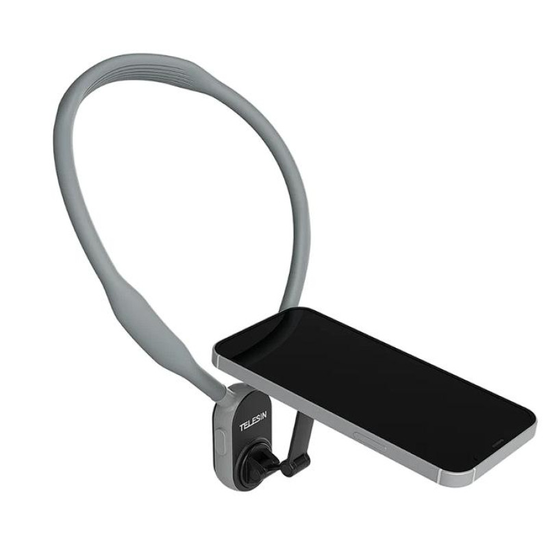 Магнітне кріплення на груди для смартфона з MagSafe Telesin MNM-001 (Сірий)