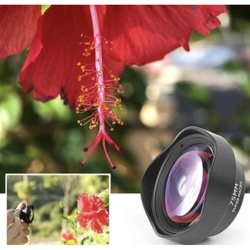 Макро объектив на телефон 75mm 10x Timari