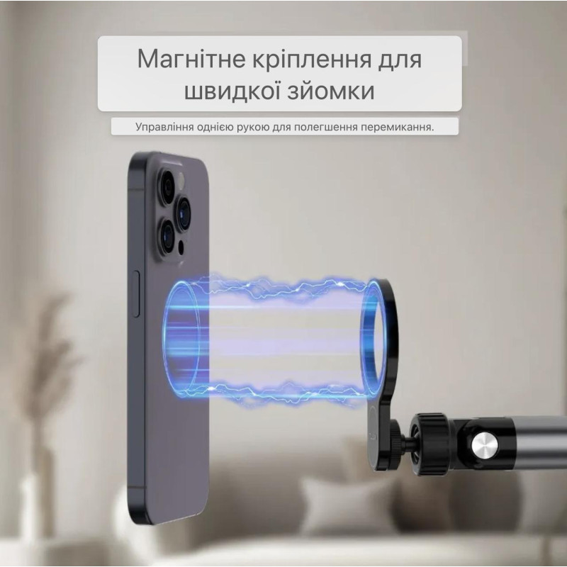 Штатив настольный с зажимом на стол для смартфона с MagSafe Telesin P3-DS-02