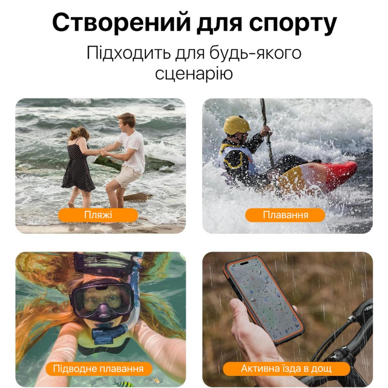 Водонепроникний чохол для телефона iPhone 15 Telesin P4-WTP-03