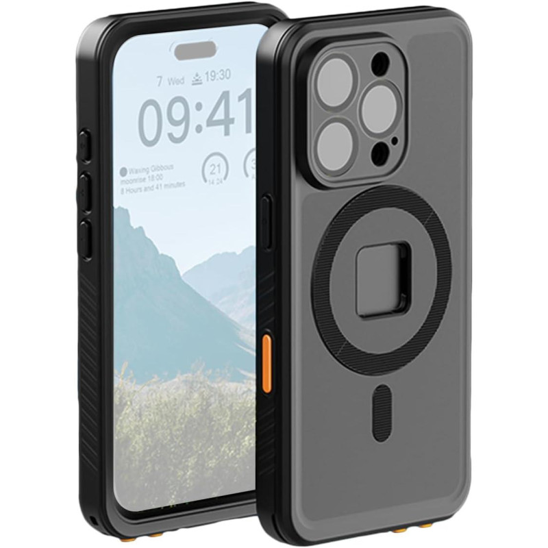 Водонепроницаемый чехол для телефона iPhone 16 Pro Max Telesin P4-WTP-05 с MagSafe