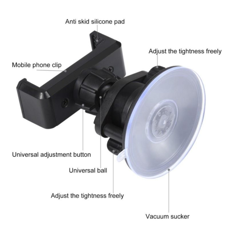 Кріплення присоска для смартфонів в автомобіль Puluz PU537B