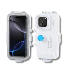 Водонепроникний чохол з червоним фільтром для iPhone 16 Pro Max до 40м Puluz PU9118T