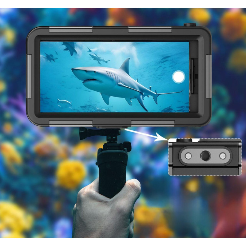 Захисний водонепроникний чохол Shellbox 4 покоління для iPhone (Помаранчевий)