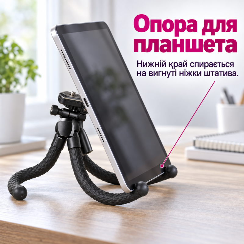 Гнучкий штатив для телефону, фотоапаратів та екшн-камер Yunteng VCT-3280