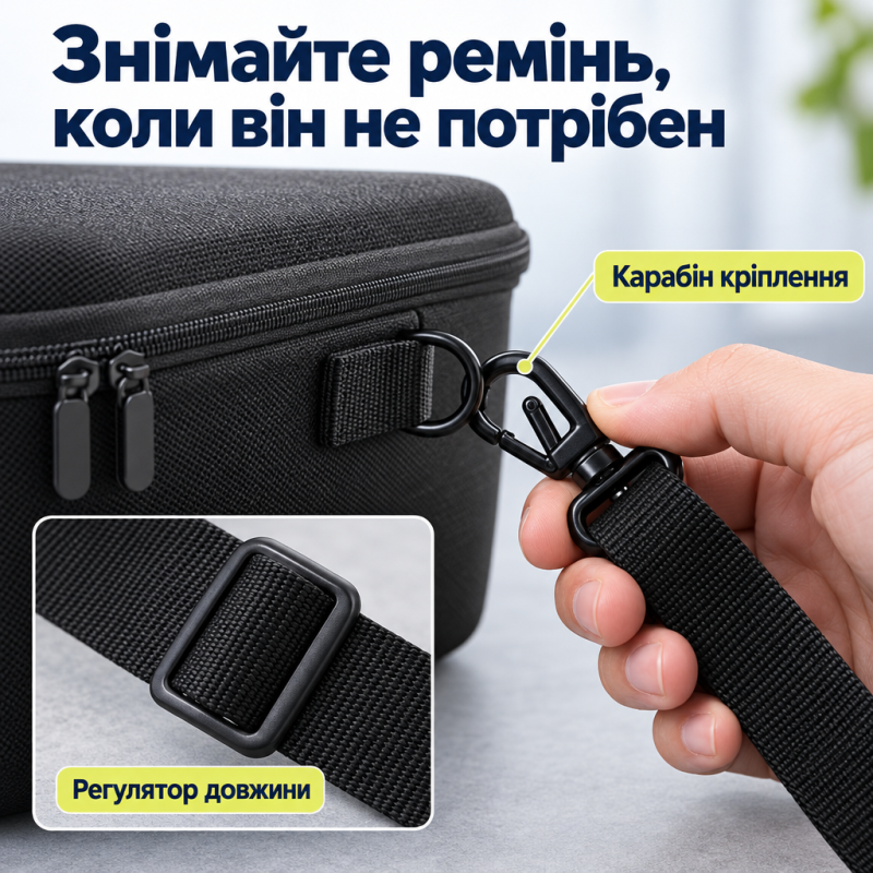 Сумка-кейс для PlayStation 5 Slim і 2 контролерів з плечовим ременем (Чорний)