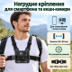 Кріплення на груди для смартфона, GoPro, DJI та інших камер з страхувальною гумовою сіткою