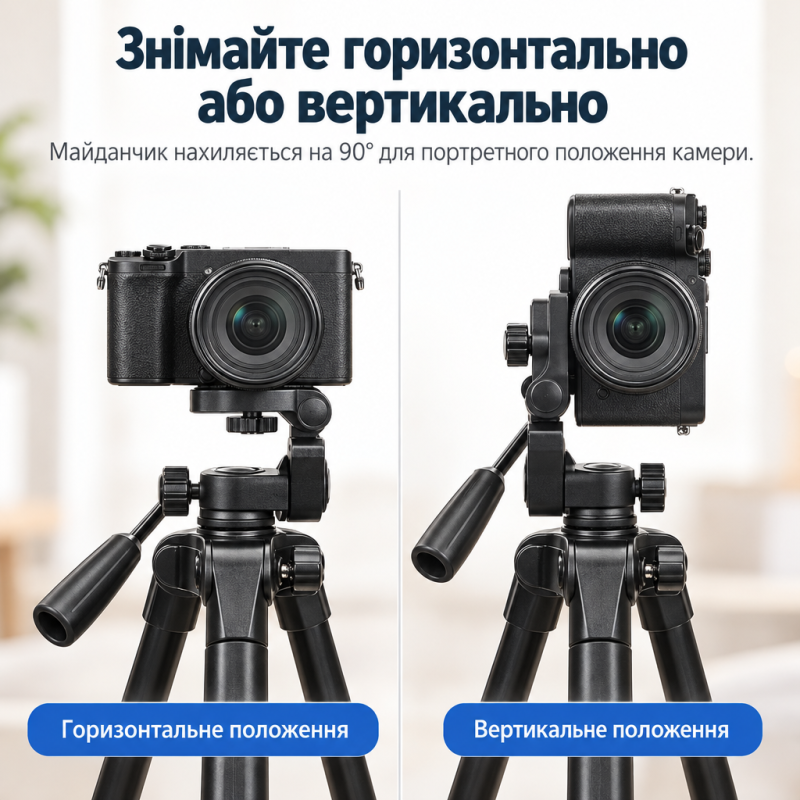 Штатив Yunteng VCT-6108 для смартфона, фотоапарата та DV-відеокамери, 150 см, з Bluetooth-пультом