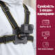 Нагрудне кріплення для екшн-камери Puluz PU1051B з магнітним адаптером для GoPro, DJI та інших екшн камер