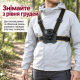 Нагрудне кріплення для екшн-камери Puluz PU1051B з магнітним адаптером для GoPro, DJI та інших екшн камер